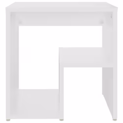 VidaXL 806328 Table de nuit et table de chevet Blanc