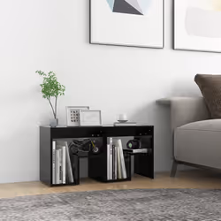 VidaXL 806331 Table de nuit et table de chevet Noir