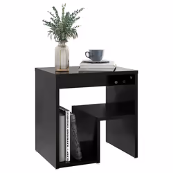 VidaXL 806331 Table de nuit et table de chevet Noir - Vue supplémentaire 7
