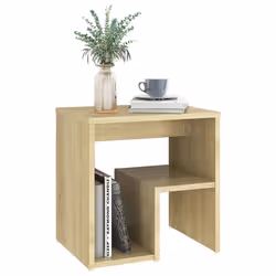 VidaXL 806334 Table de nuit et table de chevet Chêne - Vue supplémentaire 5