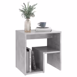 VidaXL 806336 Table de nuit et table de chevet Couleur du béton - Vue supplémentaire 5