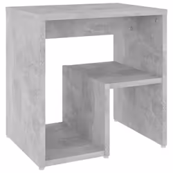 VidaXL 806337 Table de nuit et table de chevet Couleur du béton