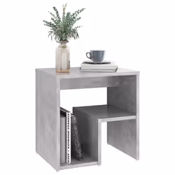 VidaXL 806337 Table de nuit et table de chevet Couleur du béton - Vue supplémentaire 7