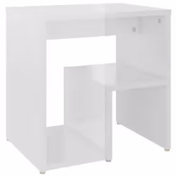 VidaXL 806341 Table de nuit et table de chevet Blanc