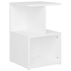 VidaXL 806346 Table de nuit et table de chevet Blanc