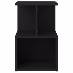 VidaXL 806348 Table de nuit et table de chevet Noir - Vue supplémentaire 4