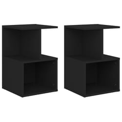 VidaXL 806349 Table de nuit et table de chevet Noir
