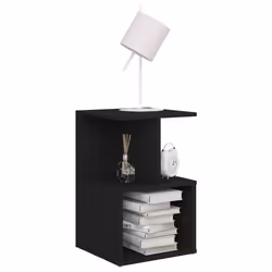 VidaXL 806349 Table de nuit et table de chevet Noir