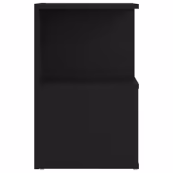 VidaXL 806349 Table de nuit et table de chevet Noir - Vue supplémentaire 5