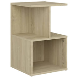 VidaXL 806352 Table de nuit et table de chevet Chêne