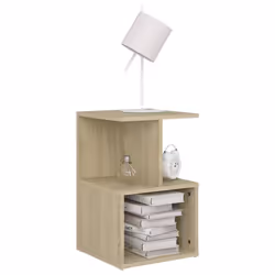 VidaXL 806352 Table de nuit et table de chevet Chêne