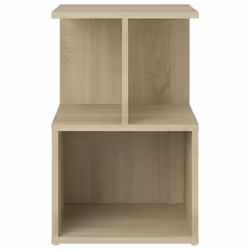 VidaXL 806352 Table de nuit et table de chevet Chêne - Vue supplémentaire 4