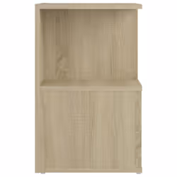 VidaXL 806352 Table de nuit et table de chevet Chêne - Vue supplémentaire 5