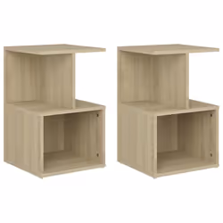VidaXL 806353, Chêne, Bois, 350 mm, 350 mm, 550 mm, 2 pièce(s)