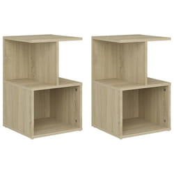 VidaXL 806353 Table de nuit et table de chevet Chêne