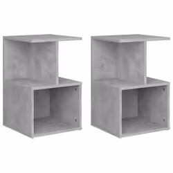 VidaXL 806355, Couleur du béton, Bois, 350 mm, 350 mm, 550 mm, 2 pièce(s)