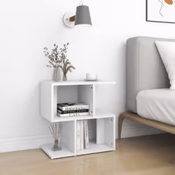 VidaXL 806364 Table de nuit et table de chevet Blanc