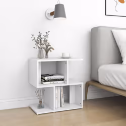 VidaXL 806365 Table de nuit et table de chevet Blanc