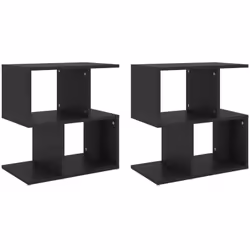 Cet ensemble de tables de chevet au design élégant est un supplément intemporel à votre décoration intérieure. La table de ch ...