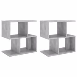 VidaXL 806373, Couleur du béton, Bois, 500 mm, 300 mm, 515 mm, 2 pièce(s)