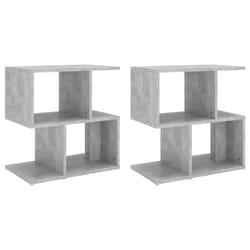 VidaXL 806373 Table de nuit et table de chevet Couleur du béton