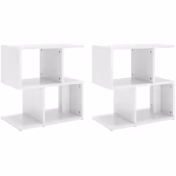 Cet ensemble de 2 tables de chevet dégage une touche de charme moderne, ce qui en fait un excellent supplément à la décoratio ...