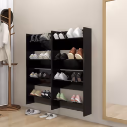 Gardez vos chaussures organisées et toujours à portée de main avec l'armoire à chaussures murale moderne ! Elle dispose d'un  ...