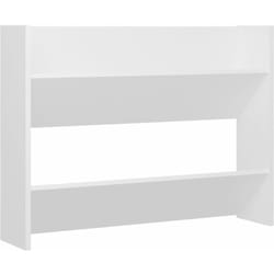 Vidaxl - Armoire à chaussures murale Blanc 80x18x60 cm Aggloméré