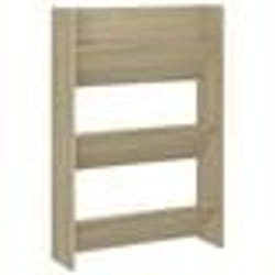 vidaXL Armoire à chaussures murale Chêne Sonoma 60x18x90 cm Aggloméré - TU