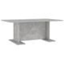 vidaXL Table basse gris béton 103,5x60x40 cm bois d'ingénierie - TU