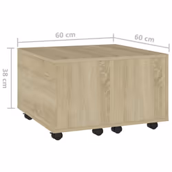 VidaXL 806861 Table à café, latérale et de salon - Vue supplémentaire 8