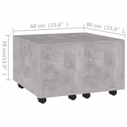 VidaXL 806862 Table à café, latérale et de salon - Vue supplémentaire 8