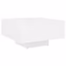 vidaXL Table basse blanc 60x60x31,5 cm bois d'ingénierie