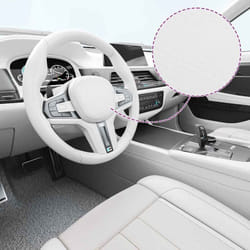 Vidaxl - Film 3D de voiture Blanc 100x150 cm