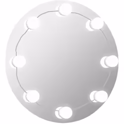 Ajoutez une touche de style contemporain à votre chambre à coucher, salon ou dressing avec ce miroir mural pratique avec lamp ...