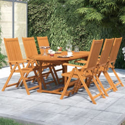 Vidaxl - Ensemble à manger de jardin 7 pcs Bois d'acacia massif