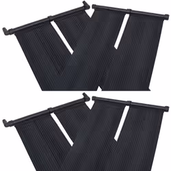 Cet ensemble de chauffage de piscine solaire capte les rayons du soleil, les convertit en chaleur et garde votre piscine conf ...