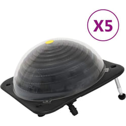 Vidaxl - Chauffage solaire de piscine 5 pcs 75x75x36 cm pehd Aluminium