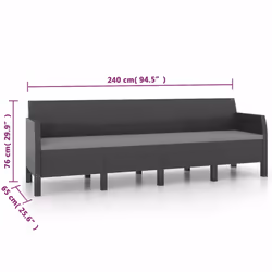 VidaXL 3079670 ensemble de meubles de jardin - Vue supplémentaire 8