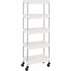 Ce chariot est parfait pour organiser et trier des objets dans la cuisine, la salle de bain, le bureau, etc. Ce chariot de mé ...