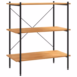 VidaXL 336340, Noir, Chêne, Acier, Bois, 800 mm, 400 mm, 920 mm
