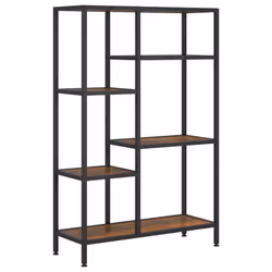 VidaXL 336358, Noir, Marron, Acier, Bois, 15 kg, 50 kg, 800 mm