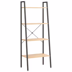 VidaXL 336364, Noir, Marron, Acier, Bois, 15 kg, 50 kg, 560 mm