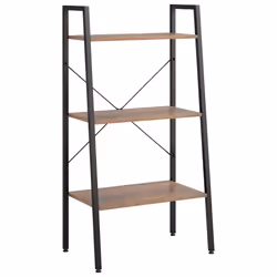 VidaXL 336365, Noir, Marron, Acier, Bois, 15 kg, 50 kg, 560 mm