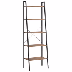 VidaXL 336368, Noir, Marron, Acier, Bois, 15 kg, 50 kg, 560 mm