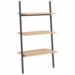 VidaXL 336370, Noir, Marron, Acier, Bois, 10 kg, 40 kg, 640 mm