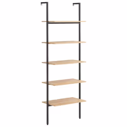 VidaXL 336385, Noir, Marron, Acier, Bois, 10 kg, 40 kg, 640 mm