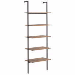 VidaXL 336386, Noir, Marron, Acier, Bois, 10 kg, 40 kg, 640 mm