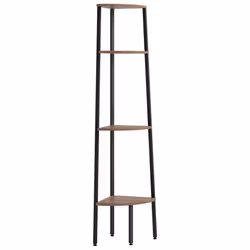 VidaXL 336392, Noir, Marron, Acier, Bois, 10 kg, 40 kg, 455 mm