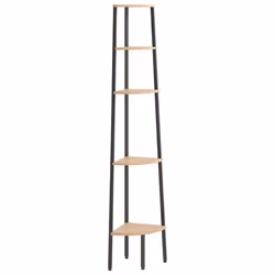 VidaXL 336394, Noir, Marron, Acier, Bois, 10 kg, 40 kg, 455 mm